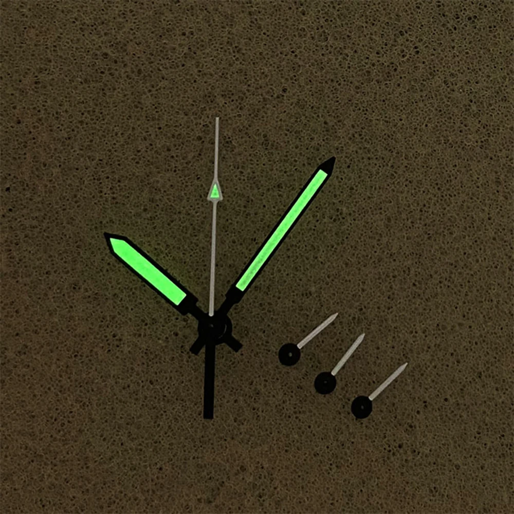 

Watch Hands Black-white Hands Modified Green Luminous Pointer Applicable For Japanese VK63 Movement Accessories Needles