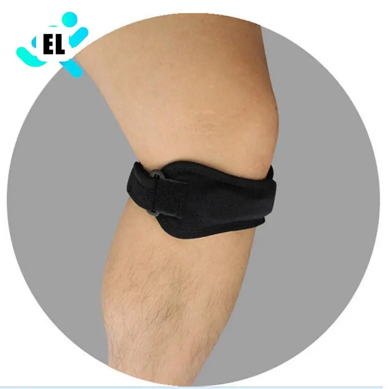2pc Adjustable Patella Strap Knee Support Brace Leg Tendon Support Pad Protector 
