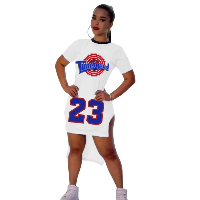 Women's Dress Basketball Jersey Dresses 2022 Sexy Summer Clothes For Women  Fashion Shirt Dress Dropshipping - AliExpress