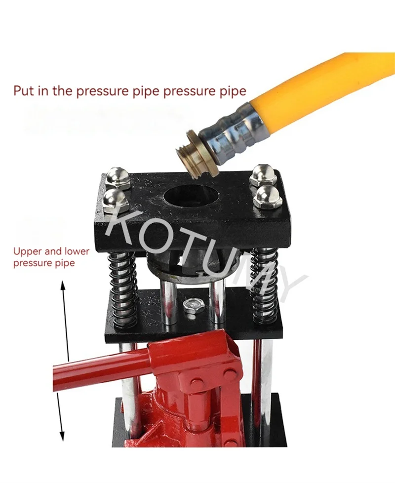 Hose Press Manual Portable Hydraulic Machine Spray Agricultural High Pressure Hose Joint Withholding Machine 4