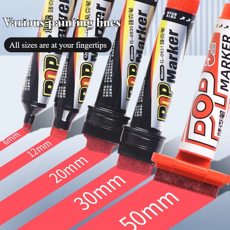 Vibrant Waterproof Ink Marker Pen Set for Creative Design and Art Projects