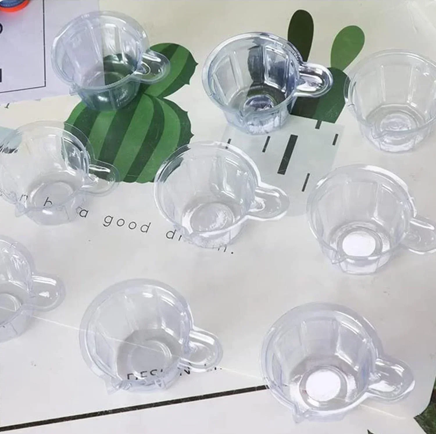 40ML plastic disposable cups dispenser silicone resin mold kit 100/50/10Pcs for DIY epoxy resin jewelry making