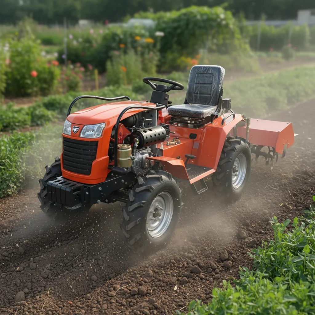 Maßgefertigter Mini-Raupenschlepper 25PS EPA-Zertifiziert Wasserdichter Gartenschlepper Schneller Versand
