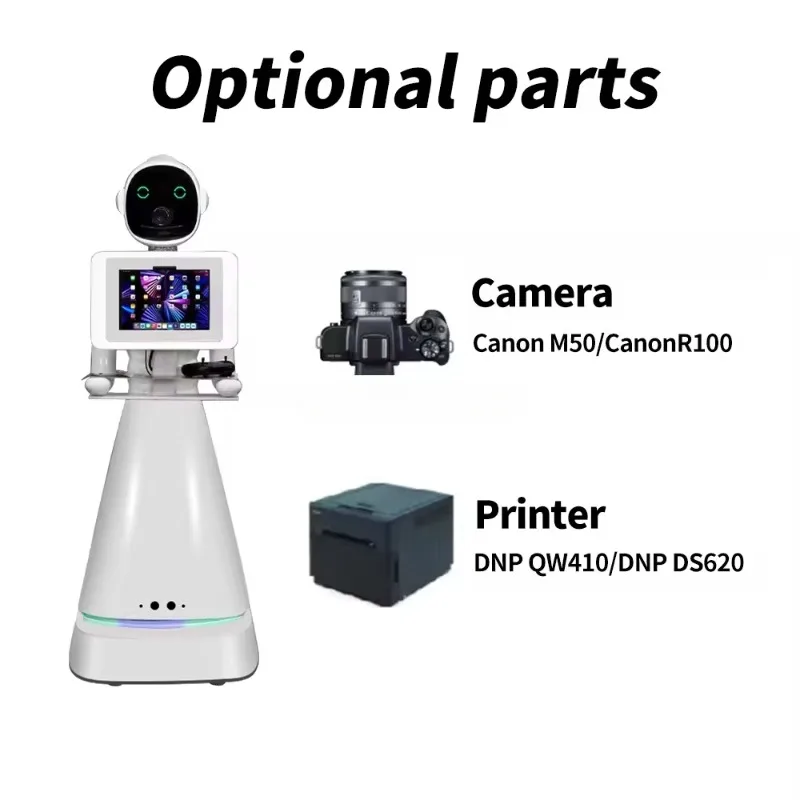 2025 Kit robot telecomandato wireless Telecamera automatizzata Controllo movimento Compatibile con iPad Photo Booth Roamer Movimento robotico - immagine 5