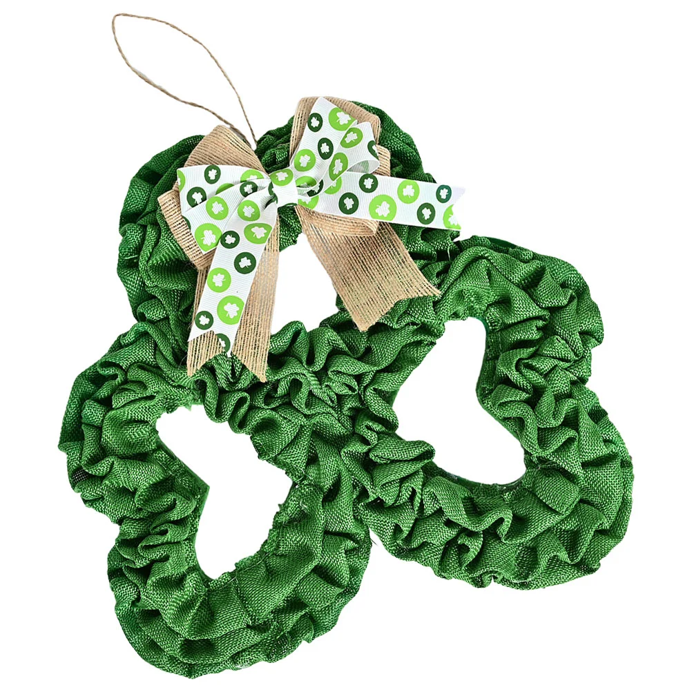 

Venue Setting Props Wreath Flower Garland Fabric Fake Leaves St Patrick's Day