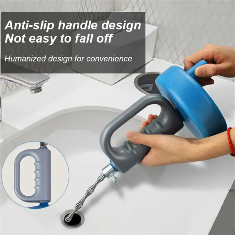 Plumbing Snake Drain Auger Manual Snake Drain Clog Remover with Non-slip  Handle for Bathroom Kitchen