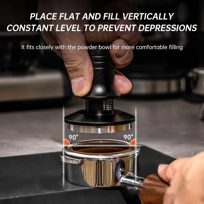 51mm 54mm 58mm 3 in1 Stainless Steel Espresso Coffee Tamper with Calibrated Spring Loaded Power Pressed Coffee Tamper images - 6