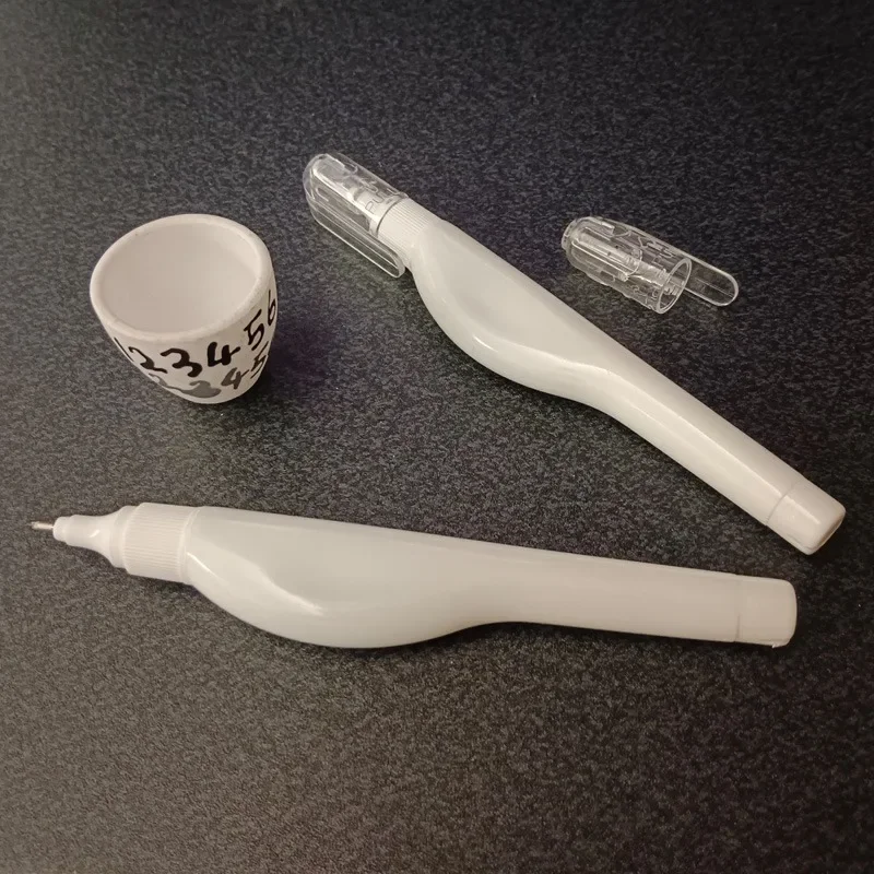 고온 내알코올 마커 실험실 저항 노 머플 로, 알루미나 도가니, 비 페이딩 오일 기반 펜
