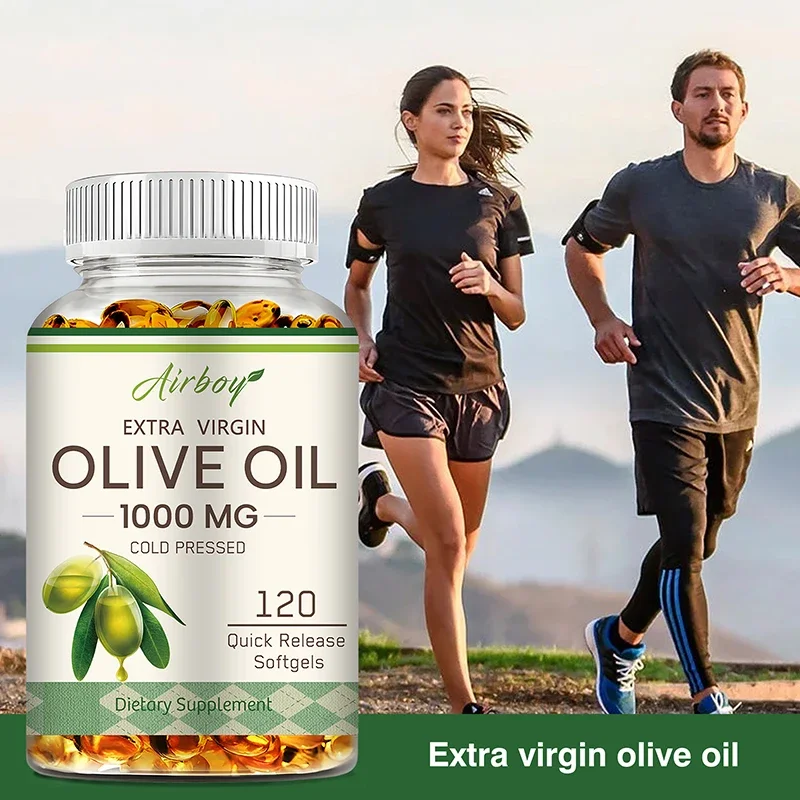 Olive Oil Capsules 1000mg-To Promote Satiety, Supplement for Digestive, Immunity Support