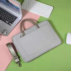 Laptop Bag Sleeve Protective Shoulder Carrying Case Handbag - 15-15.6 inch (GRAY)