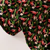 1pcs Flamingo Banana Pattern Brushed Fitted Sheet, Printed Bed Cover For Bedroom,Bedding (Excluding Pillowcases) 5