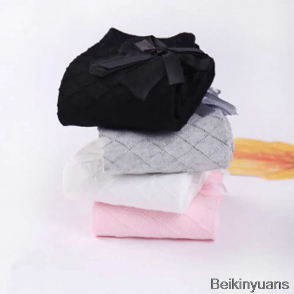 New Japanese style girls over the knee leg warmers mesh anti-mosquito bow tube children knee high leg warmers socks