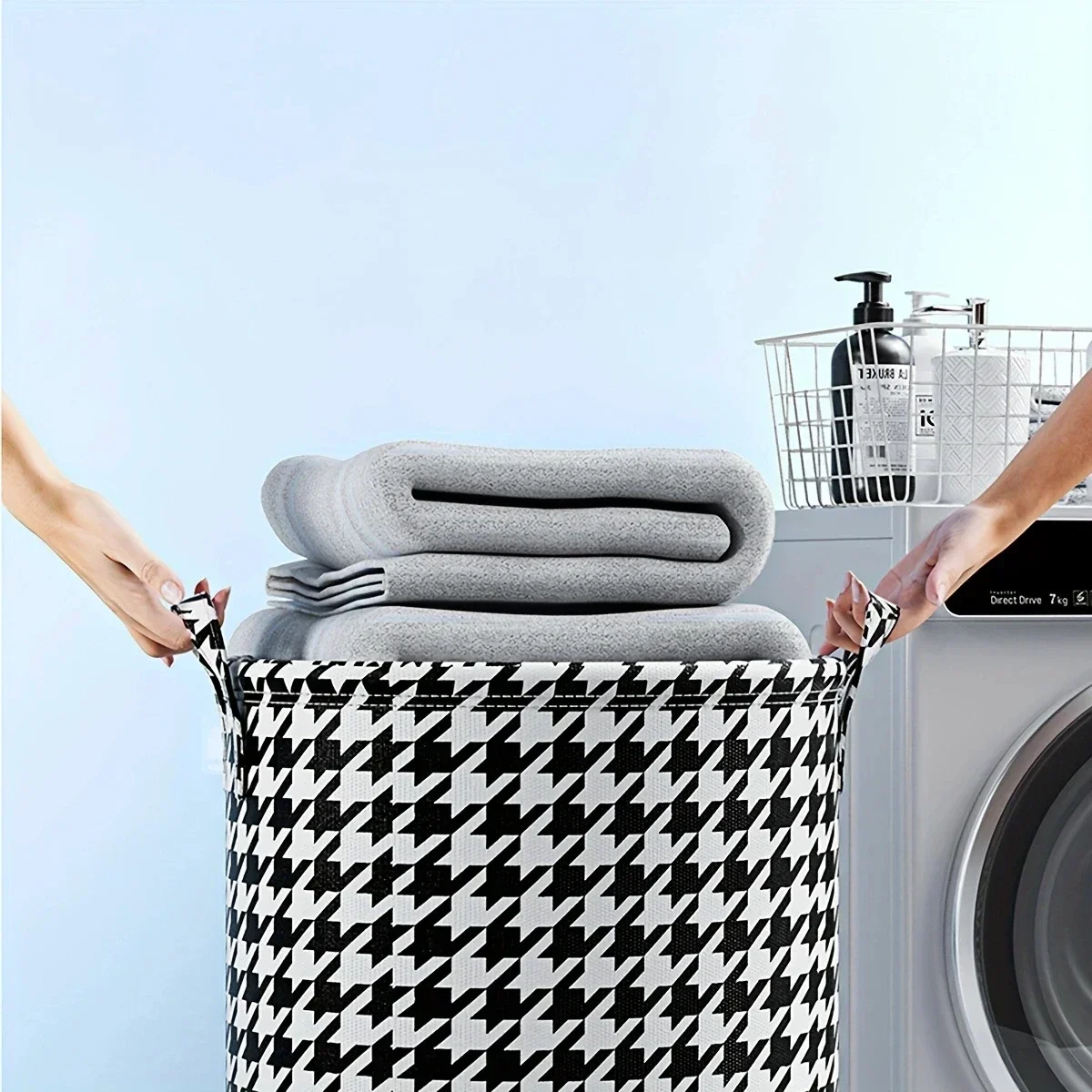 Laundry Basket Foldable for Household Use