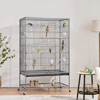 Topeakmart X-Large Parrot Cage Bird Cage with Rolling Stand Medium Birds Cockatiels Quaker Green Cheek Sun Conure African Grey 1