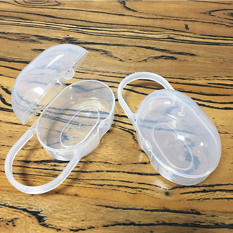 Plastic Pacifier Box Pacifier Holder Travel Storage Case PP Size S