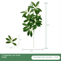 Artificial Green Plant Fake Eucalyptus Leaf Flower Arrangement Accessories Wedding Home Decoration Fake Flowers 6