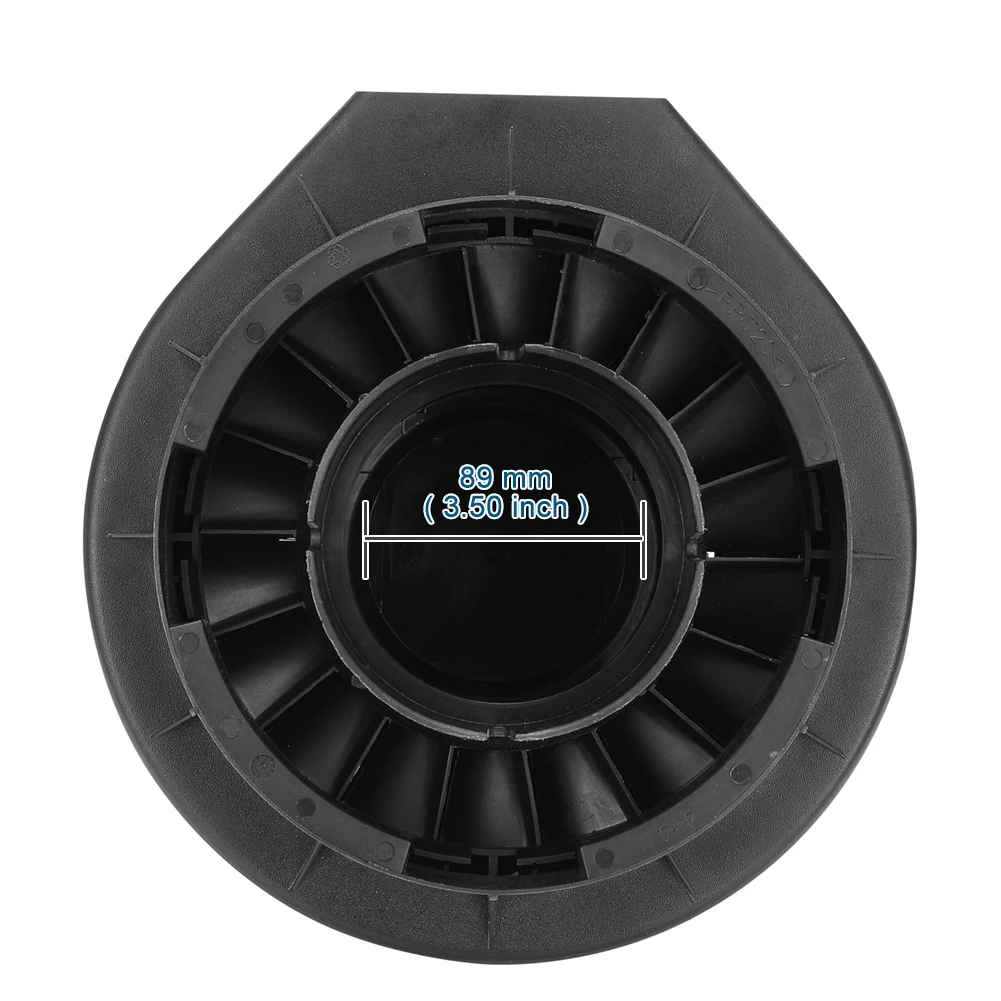 Air Intake Kit Snorkel Air Ram Heads Top 3 inch 77mm / 3.5 inch 89mm Fits 4WD Airflow Replacement Fresh Air Intake