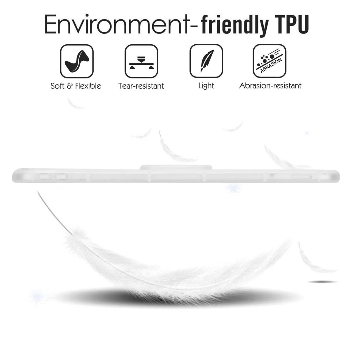 Enhanced TPU Stand Cover Case for iPad - Durable and Stylish Protection