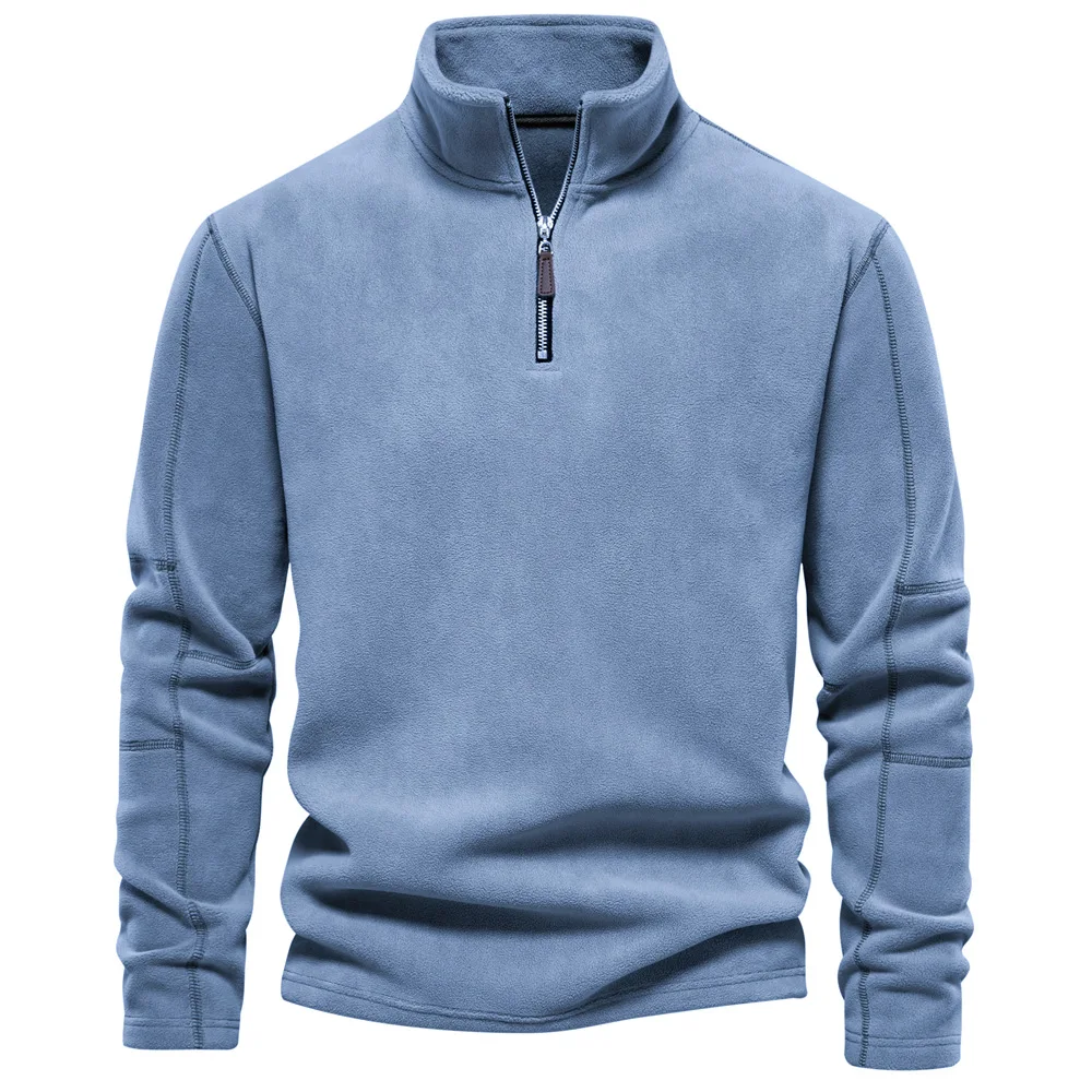 

Y2K Brand Quality Minus Two Mens Thicken Warm Fleece Tracksuit Jacket Zip Up Neck Pullover Men's Basketball Sweatshirt Jackets