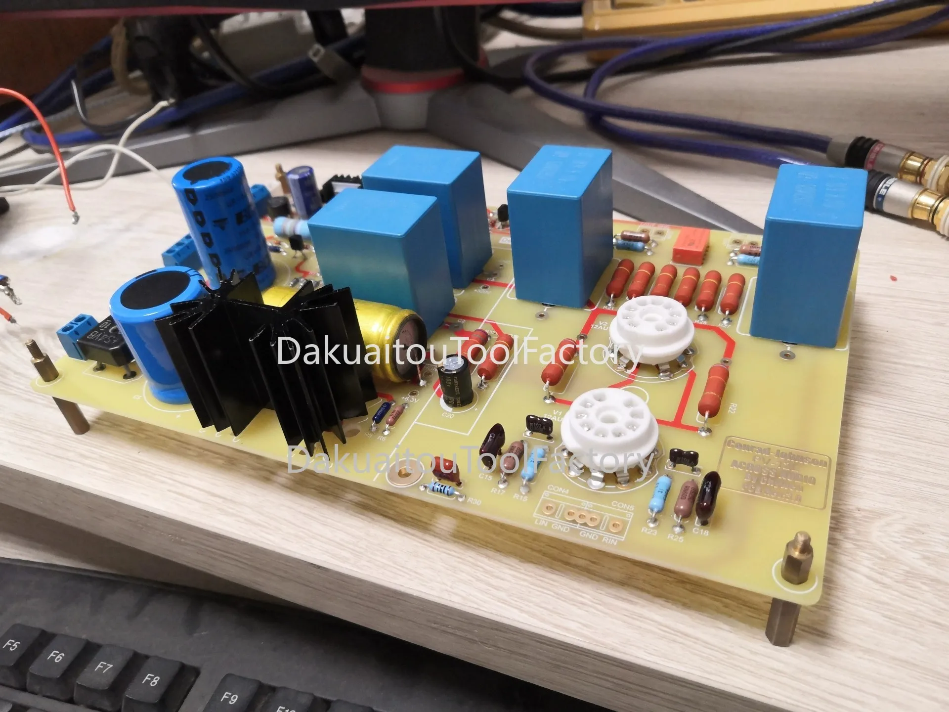 

Preamp Circuit 12AU7 Tube Stereo Preamplifier Board Base On Conrad-Johnson PV12