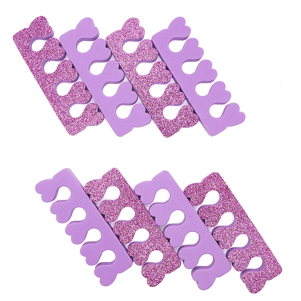 25Pcs/Bag Toe Separators For Pedicure Sponge Toe Separator For Nail Polishing Party Nail Art Painting Toenails Manicure Tool Kit