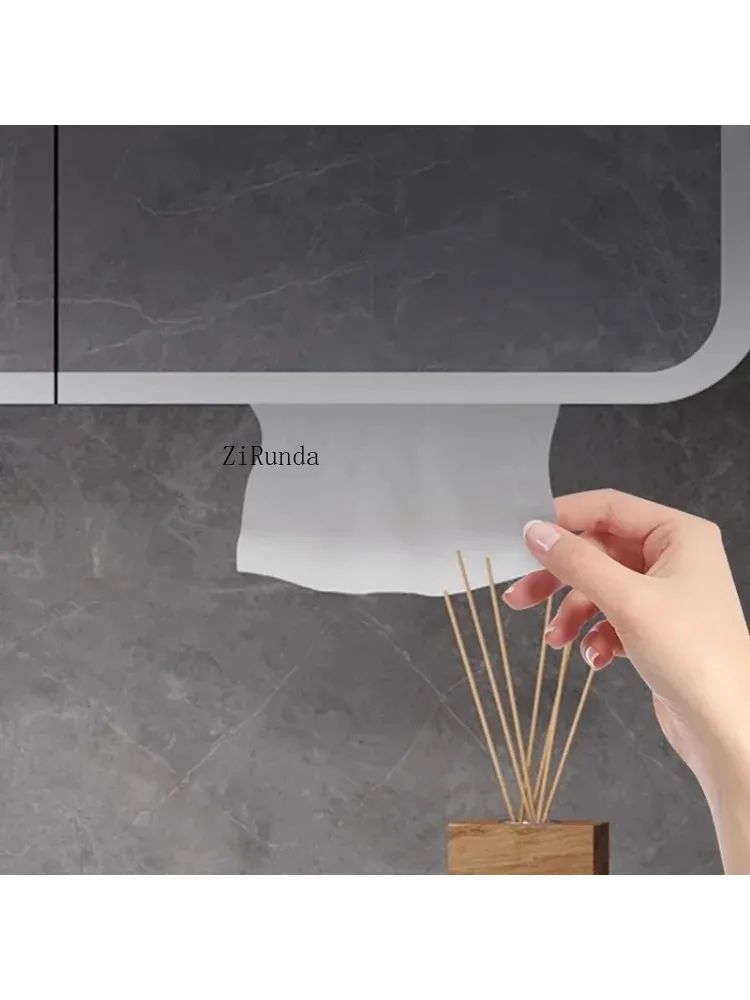 Smart Bathroom Mirror Cabinet Wall-mounted Arc-shaped Storage Cabinet Simple Bathroom Furniture Armario