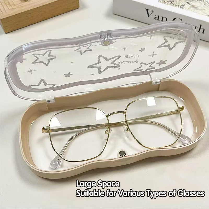 Glasses Case Portable Anti Pressure Myopia Glasses Eye Box Sunglasses Student Storage