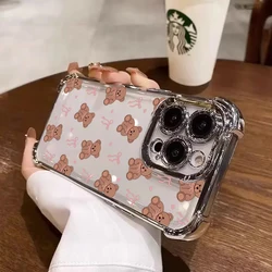 Adorable Black Cat Cartoon Shockproof TPU Phone Case with Plating Finish - Moto Edge 70 Fusion (S25354)