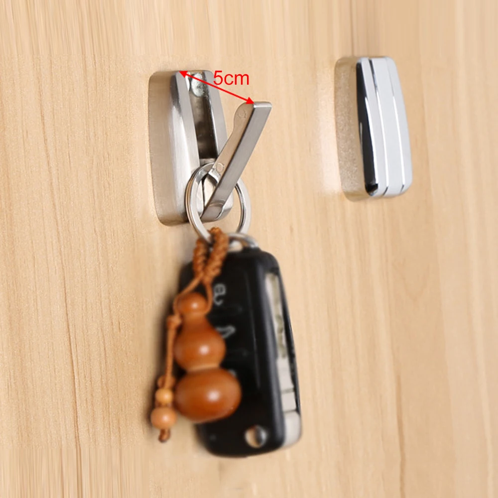 RV Accessories Home Coat Keys Bathroom Towel Hook Zinc Alloy Punch Concealed Hook Sturdy Hanger Organizer RV Parts