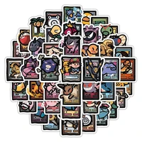 10/30/50/103pcs Pixel Style Anime Pokemon Stickers Pikachu Cartoon Decals DIY Suitcase Stationery Waterproof Sticker for Kids 2