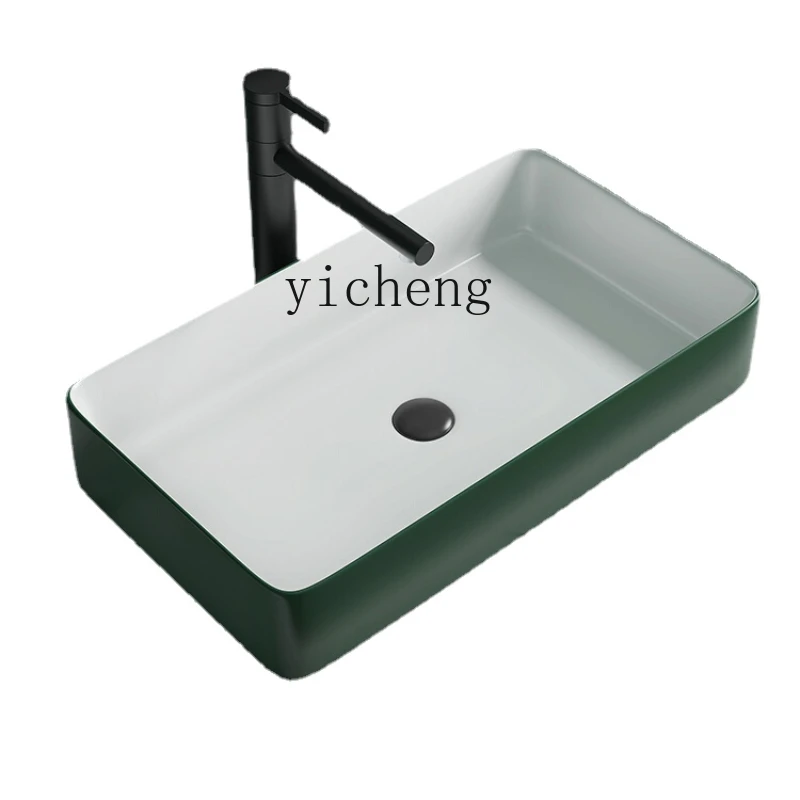 

XL Table Basin Washbasin Single Basin Balcony Wash Basin Basin Bathroom Ceramic Basin