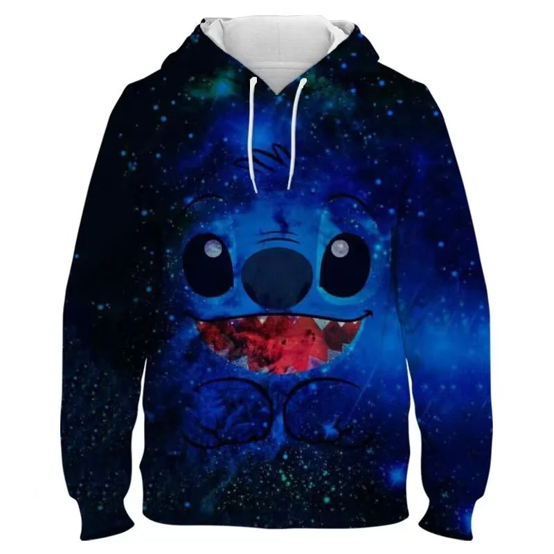 thumbnail image 1 of Sudadera con capucha para hombre, otoño e invierno, nueva, 2024, con estampado 3D de Disney Stitch, estilo casual, moda callejera, sudaderas con capucha para hombre, 1 of 5