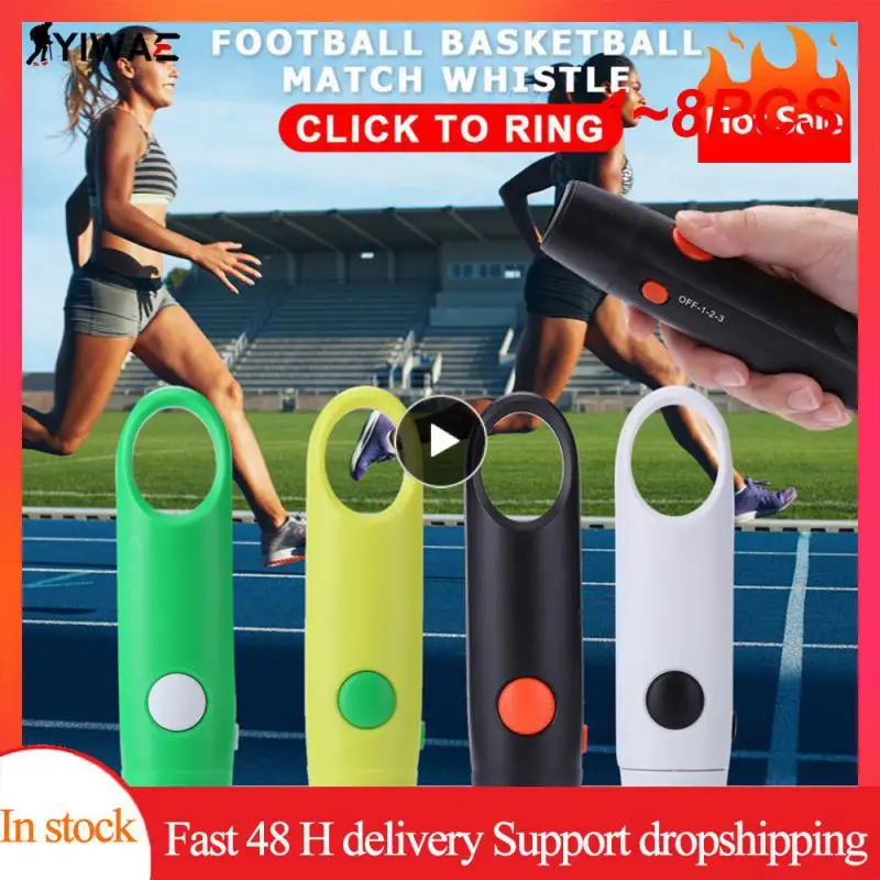 

1~8PCS Electronic Whistle Practical Electric Referee Performance Whistle Portable Training Whistle Suitable For Coaches Travel