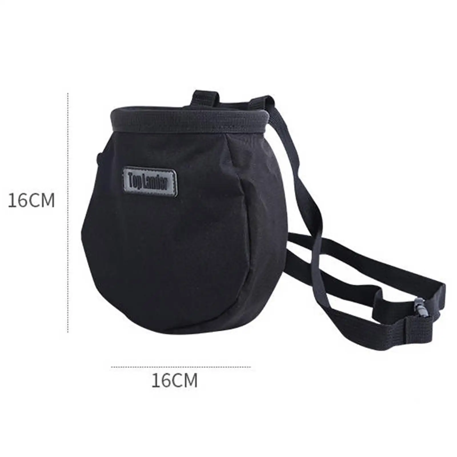 Rock Climbing Chalk Bag Rock Climbing Gear Gym Adjustable Waist Belt Storage Pouch for Sports Weightlifting Fitness Workout