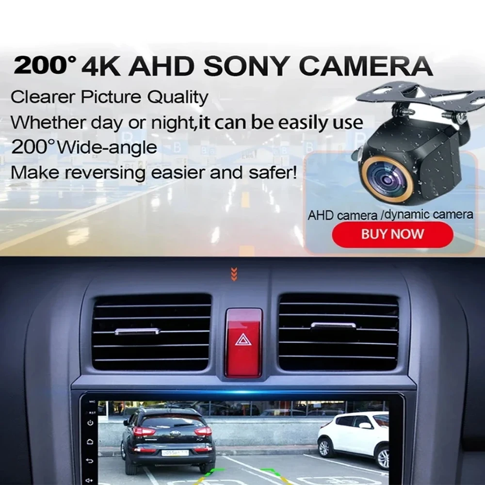 Description Picture 5 of itemAHD 1920x1080P Car Rear View Camera 200° For Fisheye Golden Lens Full HDR Night Vision Vehicle back car reversing Front Camera