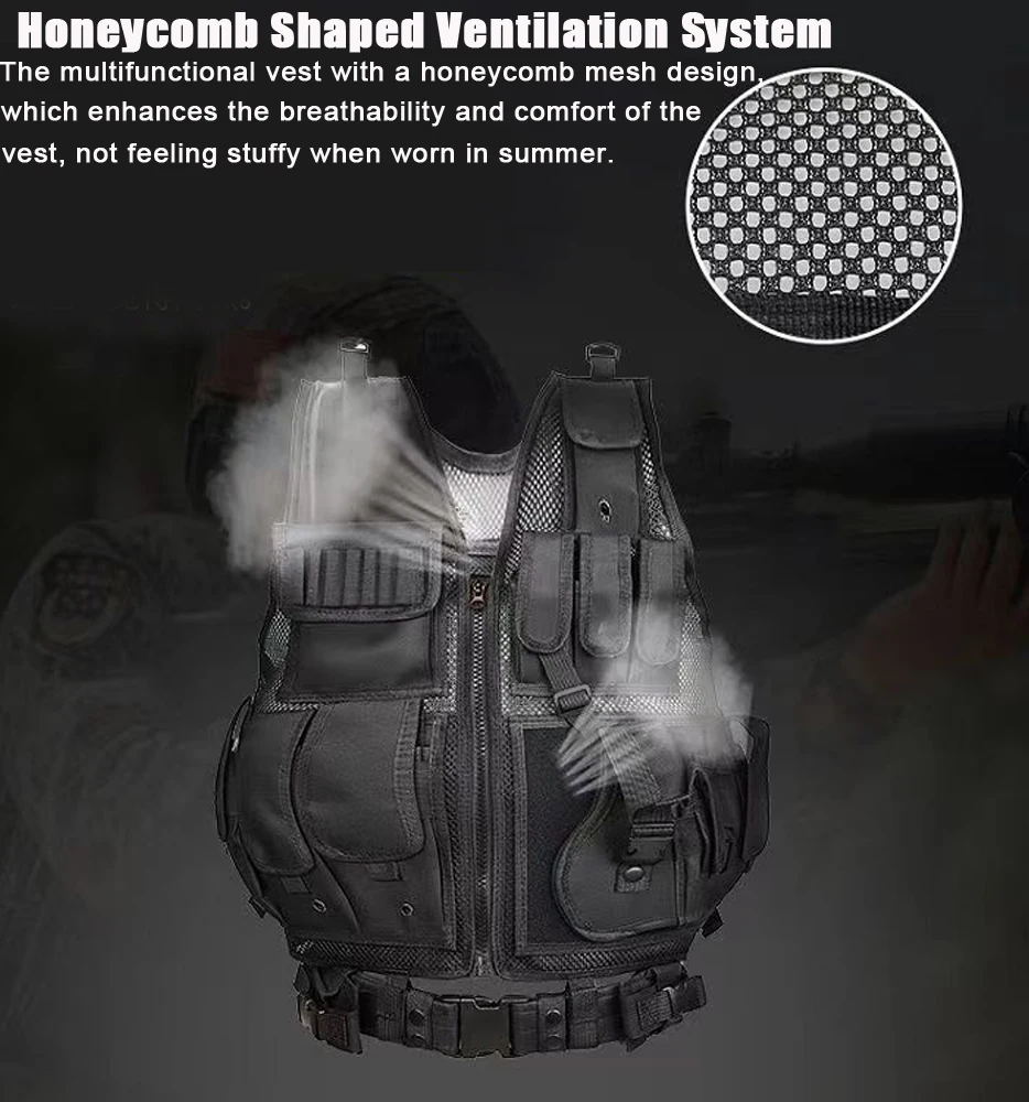 Adjustable Molle Tactical Vest 3