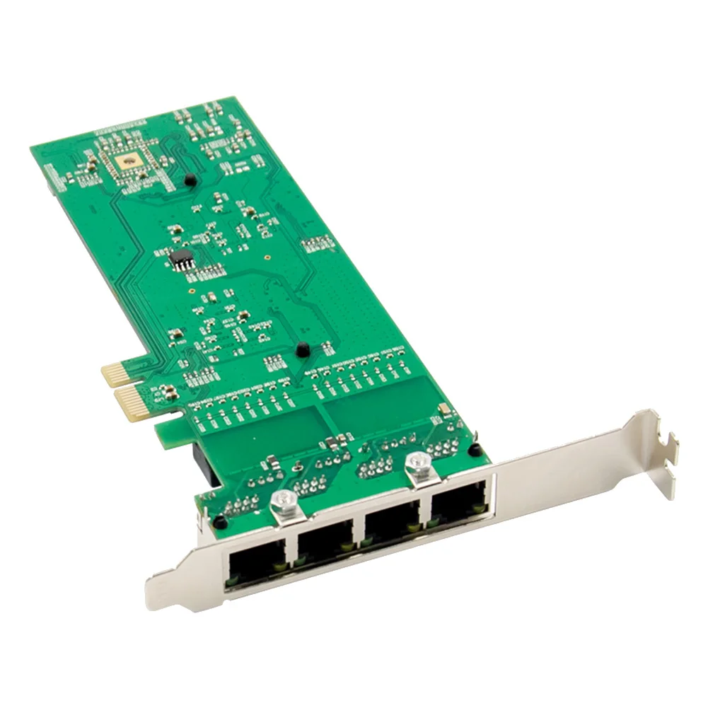 Rede Gigabit Pci-e de Portas Servidor Lan Quad Port Chip Intel 82576 1x Pcie x1 10 Mbps 100 Mbps 1000mbps - Imagem 4