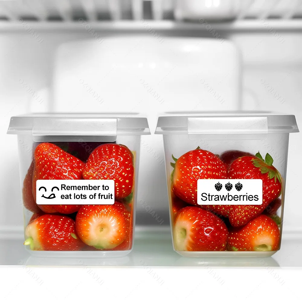 P15 Paper Roll 15x50mm Thermal Sticker 12x30 14x30 14x40 Thermal Printer Color Cartoon Label Paper for P15 P12 P11 D30 Q30S