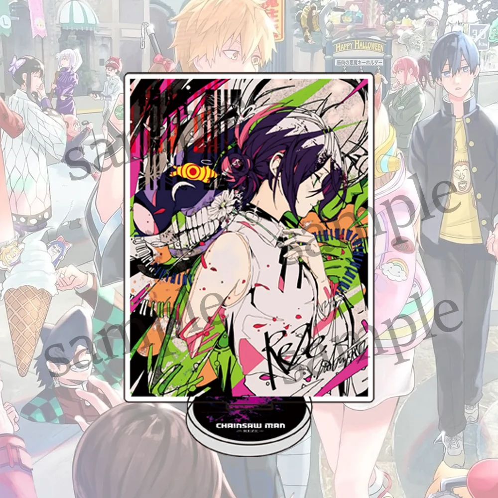 2025 Chainsaw Man Acrylic Stand Figure Desktop Decoration - Cute Cartoon Ornament