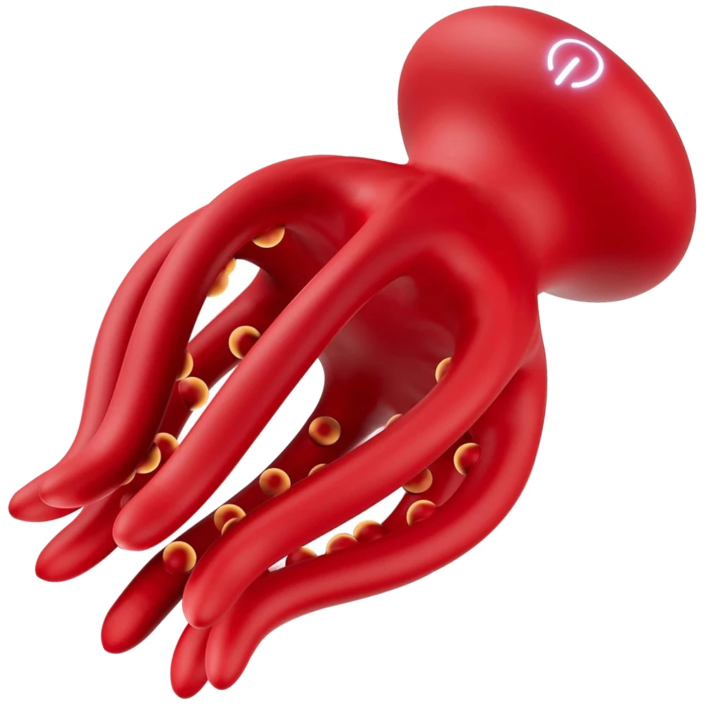 Tentacle Penis Vibrator Male Masturbator Penis Clit Nipple Stimulation Glan Stroker 360 °Wrapping Adult Sex Toy for Men Women