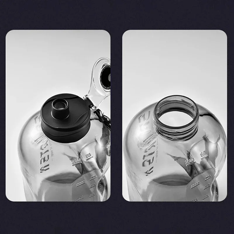 Sports Bottle 1.7L/2.7L Sports Water Bottle Gym Cycling Cup Portable Large Capacity Water Bottle For Fitness Camping Men Kettle