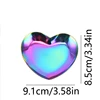 Modern Simple Metal Stainless Steel Heart Shape Storage Tray Jewelry Display Tray  Ring Watch  Storage Multi-functional Tray 3