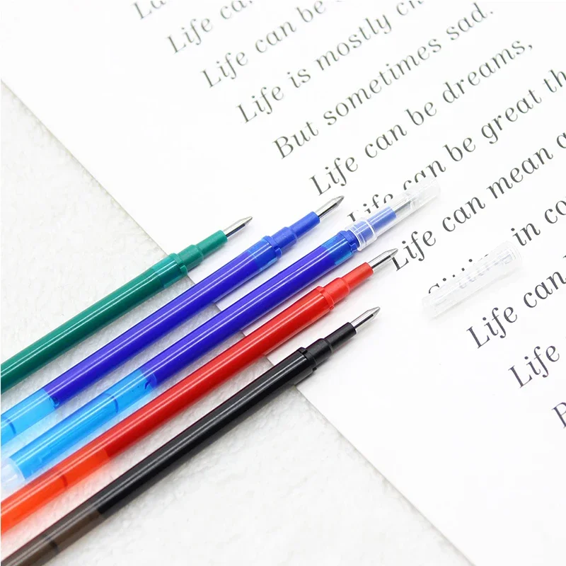 50 Pcs/Set 0.7mm Magic Erasable Pen Refill for Pilot Frixion Pen Blue/Black/Red Ink Office Writing Accessories School Stationery 5