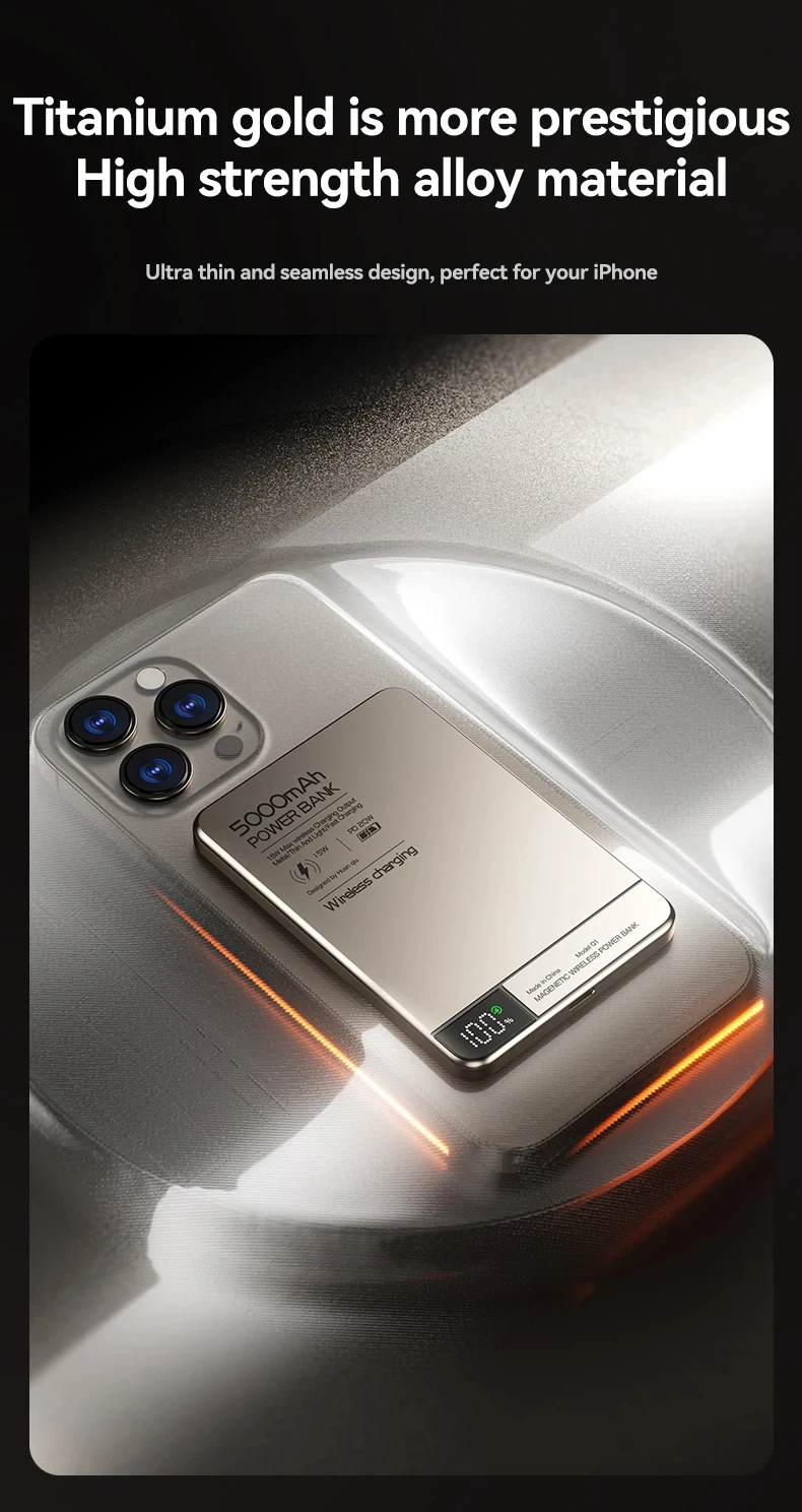 Xiaomi Ultra Slim Magnetic Power Bank 5000mAh | eBay