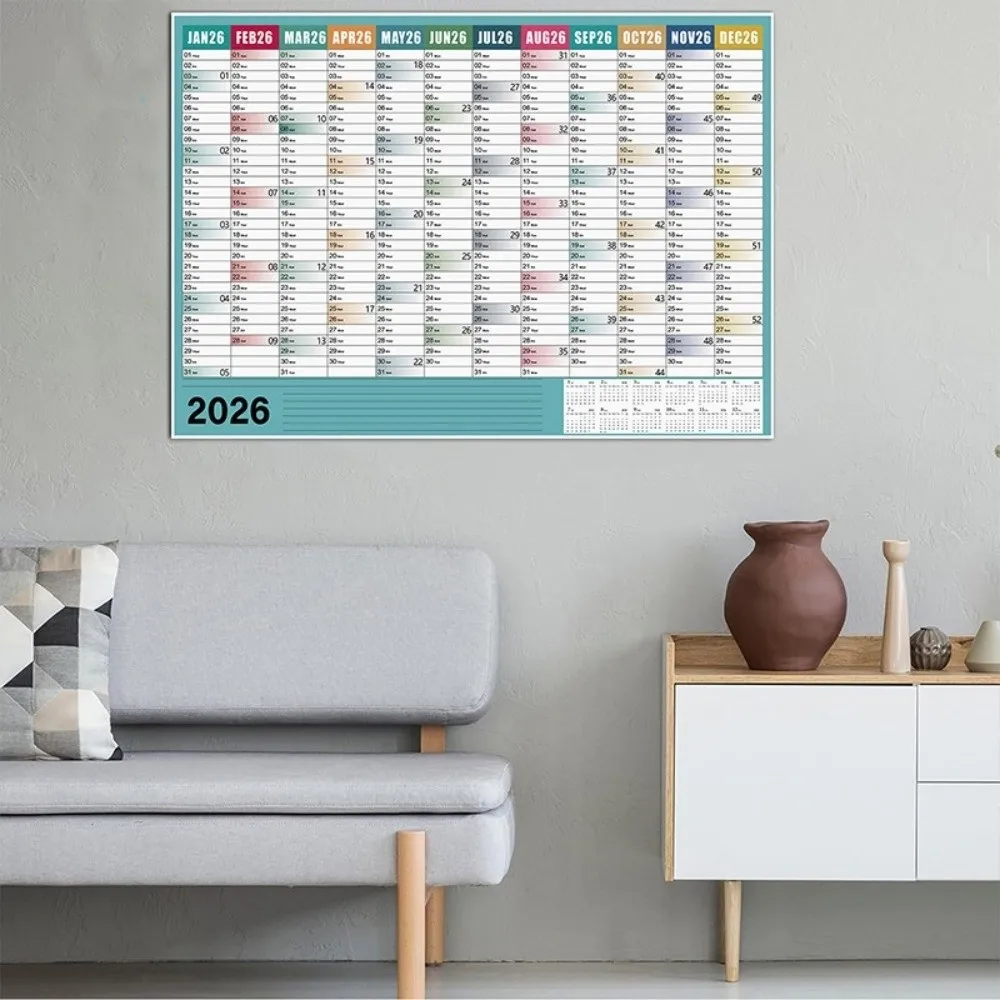 2026 Wall Hanging Calendar To Do List Schedule Annual Planner Calendar Planner Sheet Agenda Organizer Memo Pad