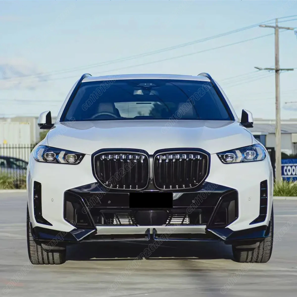 BMW X5 G05 M-Sport LCI 30d 40i 40d 50e M60i 2023 2024 차량용 프론트 범퍼 스포일러 립 가드 프로텍터 익스테리어 스포일러 바디 키트