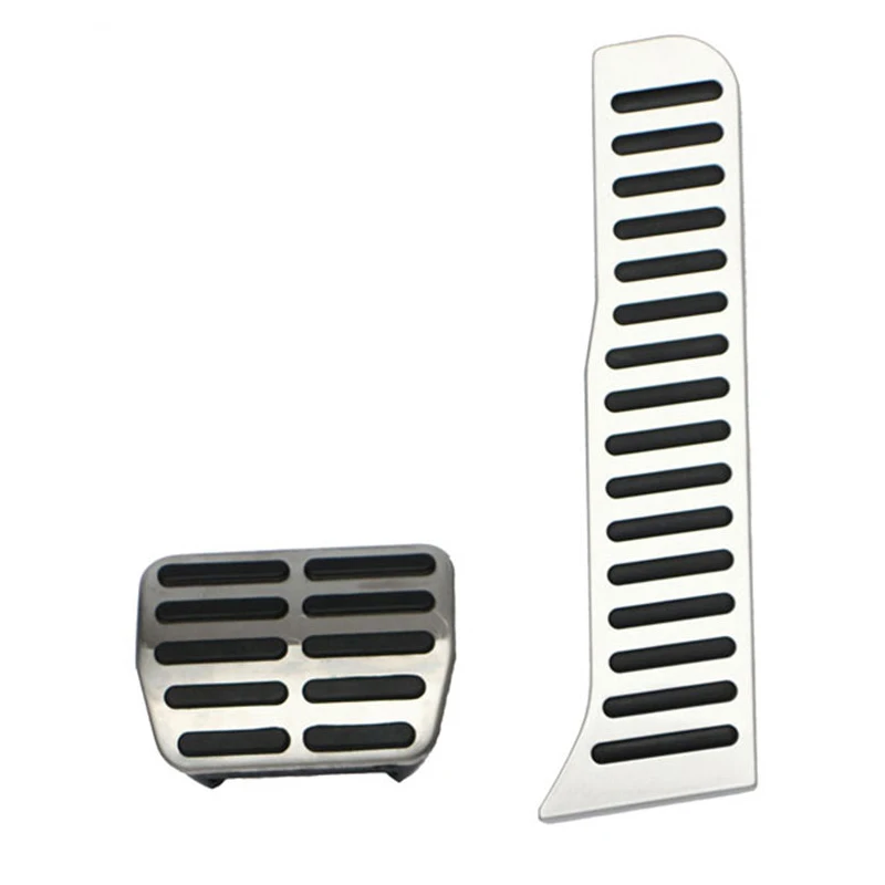 Car No Drilling Foot Pedal Pad Cover For Audi A3 8P Acessories 2003~2013 Aluminum Alloy Brake Clutch Pedal Non Slip Pads Covers