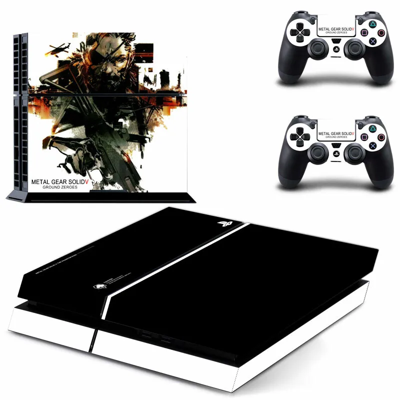 PS4 Pro Skins Sticker Covers Decal for PlayStation 4 Pro (Console + Two  Controllers) Protector Skins - Metal Gear Solid V the Phantom Pain