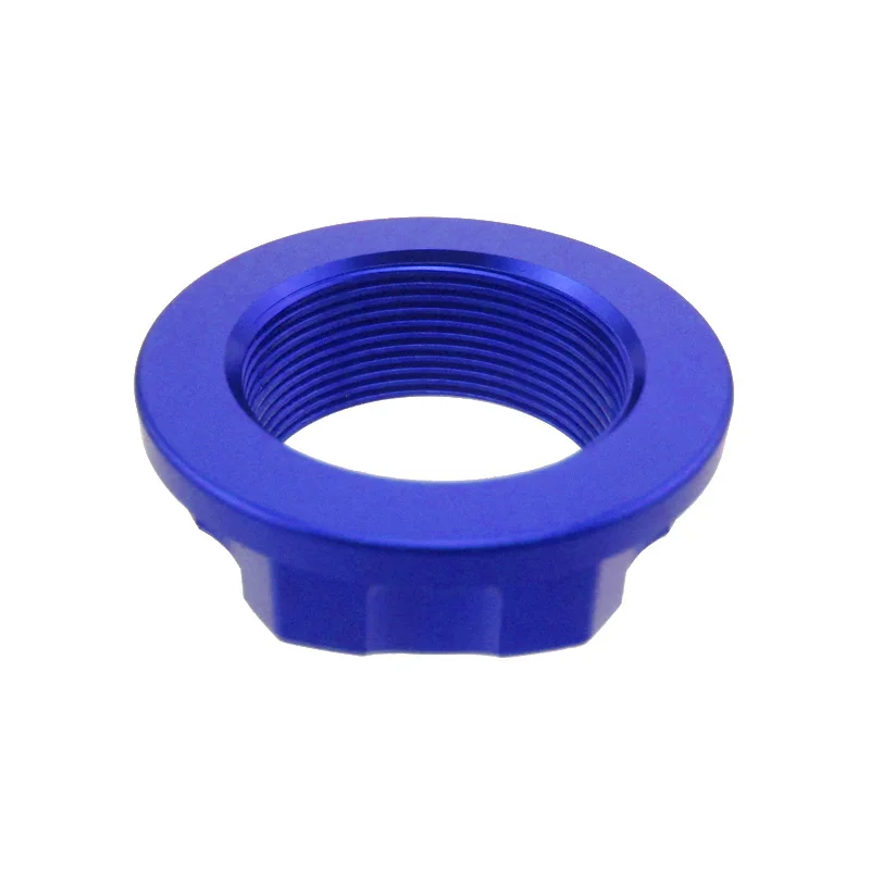 Billet Aluminum Steering Stem Nut M24 x 1 motorcycle steering stem nut For Yamaha WR250F WR450F YZ125 YZ125X YZ250 YZ250F YZ250X YZ426F YZ450F YZ450FX