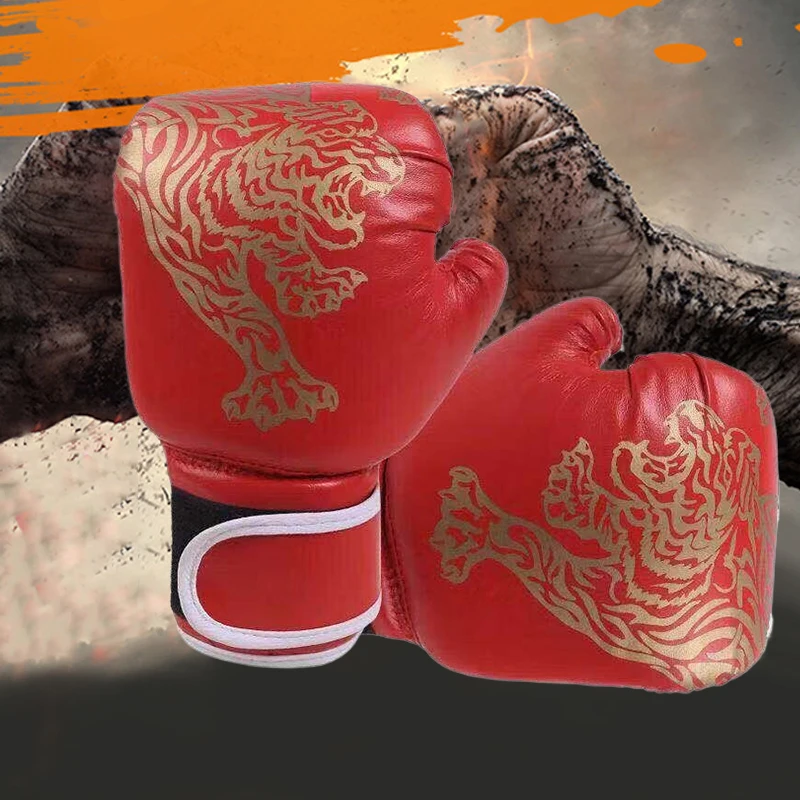 Boxing Glove Kickboxing Protective Glove Kids Children Punching Training Sanda Sports Supplies